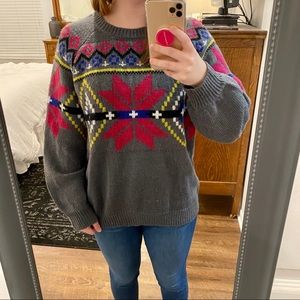 Oversized festive sweater